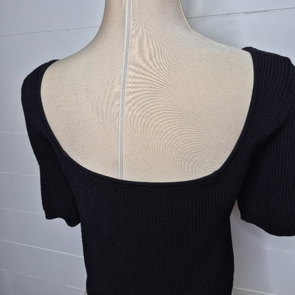 Aritzia Wilfred Casanova Knit Crop Top Size L - Picture 6 of 11